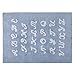 Lorena Canals ABC Washable Rug (Blue)