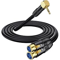 Cavo Tisino Doppio XLR Femmina A Jack 3.5mm Stereo - 2 Metri Per Microfoni, Connettori Placcati Oro - Foto 7