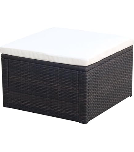 Shaf - Diva | Pouf Esterno Per Mobili Da Giardino, Sgabello