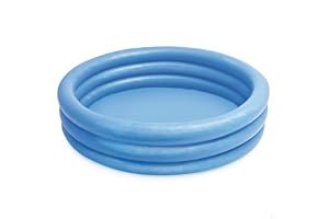 Intex 59416NP Crystal Blue Three Ring Inflatable Paddling Pool 1.14m x 25cm