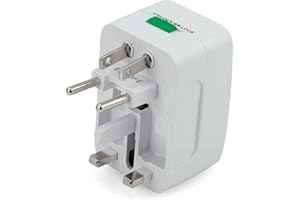 BEGOON Uniwersalny adapter wtyczki - kompaktowy - USA + Europa + Azja + UK + UK + Australia