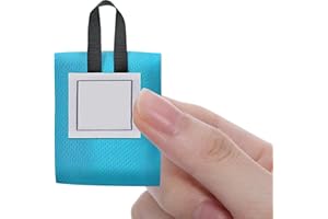 Yeesabella Mini Pocket Picnic Blanket Beach Blanket Picnic Mat for Camping Hiking Travel Camping Waterproof and Sandproof 70 * 110cm Collapsible Super Small Pocket Size White Blue