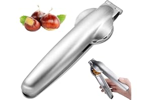 AQDJWHM Kastanien Schneider, Edelstahl Maroni Schneider, Maronen Schneiders, Maronizange, Kastanienschneider, Maronischneider, Kastanienmesser, für Walnüsse Trockenobst Kastanien Nüsse Sheller