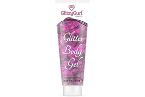 GLITZYGURL Holographic Glitter Face and Body Gel 12ml Cosmetic Glitter, Body Glitter, Hair Glitter Gel (Disco Diva)