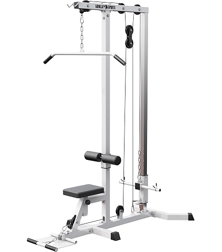 GORILLA SPORTS® Barre de Tirage Latérale - Rotative, Poignée Droite GORILLA SPORTS® Barre de Tirage Latérale - Rotative, Poignée Droite