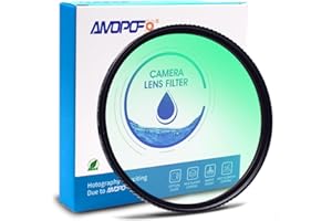 AMOPOFO 55mm Slim UV-Filter,3.5mm Ultra Slim 16 Schichten Multi-Beschichtung Objektiv UV Filter Ultraviolett Schutzfilter für 55mm Objektiv DSLR Kamera Filter(55mm UV Filter)