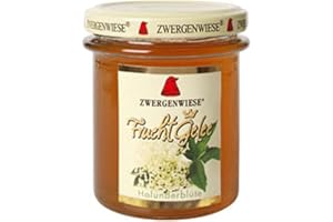 3er-SET Bio FruchtGelee Holunderblüte 195g Zwergenwiese