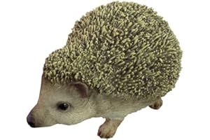 VERDELOOK Statua Riccio da Giardino in Poliresina per Arredamento Esterni, 19x12x10 cm, Statuetta Decorativa