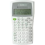 Texas Instruments TI-30 XIIB skolräknare (tvåradig, batteridriven) vit