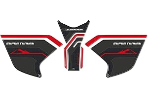 ‎LABELBIKE labelbike - 3D-Aufkleber-Kit Motorrad-Tank-Schutz kompatibel mit Yamaha SUPER TENERE rot