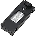 RC Drone Battery Professional 3.7V 1800Mah Remote Control UAV Battery for E88 E88MAX E525 E99 K3 RC UAV, RC Quadcopter Spare Parts Drone Battery (Black)