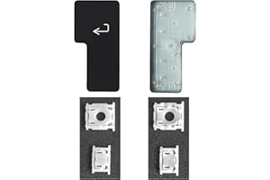CTBDZ Capuchon de clé individuel avec charnière de rechange pour MacBook Pro (M1 M2) A2141 A2251 A2289 A2338 A2442 A2485, remplacement pour MacBook Air A2179 A2337 A2681 (touche entrée)