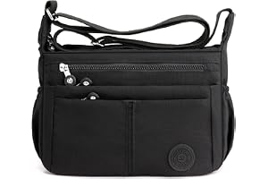 FANDARE Casual axelväska dam lätt axelväska vattentät nylon för sportväska arbetsväska resa fritid crossbody bag