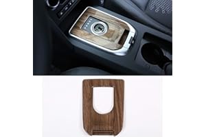 YIWANG ABS Car Interior Gear Shift Panel Cover Trim 1pc for Discovery Sport 2015-2018 Car Accessories (Brown Walnut Wood)