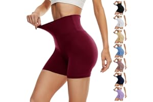 DDOBB Pantaloncini Donna Sportivi Anti Sfregamento Pantaloncini Yoga Boxer Ciclismo Pantaloni Corti Donna Leggings Sportivi Donna Shorts Vita Alta Hotpants