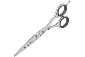 5RIDGE Forbici professionali da parrucchiere, collo destro, forbici da parrucchiere, per uomini e donne, bambini e adulti, studenti, principianti, studenti e studenti