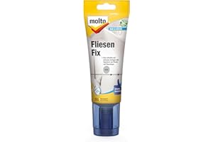 Molto Fliesenfix, Zum Fugen und Reparieren von allen Fliesen im Innenbereich, Grau, 300 g