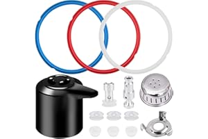 EATBALE 14 Pezzi Maniglia di Rilascio del Vapore, Parti di Ricambio per Valvola Galleggiante Valvola di Pressione Elettrica Universale per Instant Pot Duo5, 6 Quart (5/6QT)
