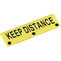 Lustige Hundeleine 'Please Keep Your Distance' – Aus Polyester, Für Mittlere & Große Hunde
