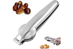 pelamatic - Cortador de Castañas Manual | Acero Inoxidable Resistente | Sistema de Corte Cruzado | Ergonómico y Compacto | Ideal para Castañas y Nueces