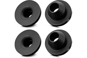 KUNXING Wischwasser Scheibenwaschpumpe Dichtungskappe Dichtung für Scheibenwaschpumpe - Waschwasserpumpe Dichtung Kappe, 443955465, Gummidichtungen Kompatibel mit VW T3 T4 T5 Jetta Golf, Autozubehör 4 Stk