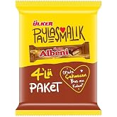 &Uuml;LKER Albeni Chocolate Covered Bar, 40 Gr, 4 Pack