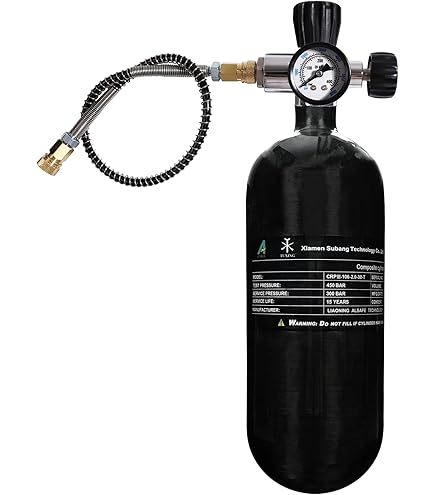 TUXING Réservoir de Paintball PCP 4500Psi 0.35L 4500psi CE Approved