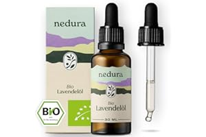 ‎NEDURA nedura® Organic Lavender Oil [100% Natural] - Real Lavender from Greece - Lavandula Angustifolia - Essential Oil for Aromatherapy, Diffusers, Oil Burners - 30 ml