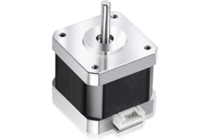 ‎GIANTARM GEEETECH 3D Drucker Motoren,Schrittmotor 3D Drucker, 42 x 40 mm, 2 Phasen, 40 Ncm, 1,68 A, 1,8 Grad, 4 Drähte mit 0,7 m Kabel und Stecker für 3D Drucker, CNC-Maschine