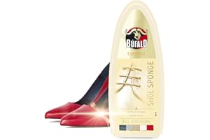 BUFALO Búfalo Classic - Betún para Zapatos y Cuidado del Calzado que Protege y da Brillo - Lata de 75ml