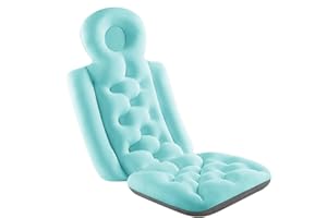 SZALUYK Coussin de bain doux pour la peau | Coussin de bain complet | Coussin de bain complet | Matelas de baignoire avec couches épaisses | Coussin de dos élastique pour baignoire à la maison