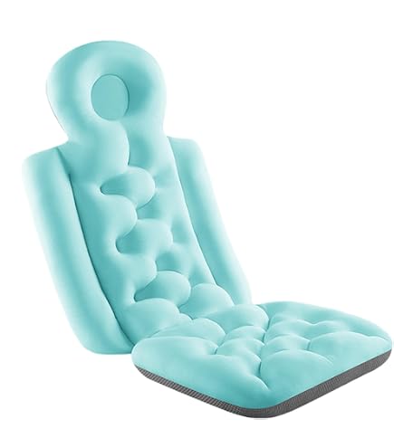 Healeved Coussin De Bain PU Avec Ventouses - Appuie-Tête Ergonomique Forme Cœur Pour Spa Et Confort Maximal