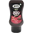 Gusto Foods Spicy Smokey BBQ Sauce (340g) | Tangy Hot Barbeque Sauce | Grilled American Flavour BBQ Hot Sauce | Perfect on the Barbeque Grill | Made with Fresh Ingredients | Dip or Spread Ready To Use