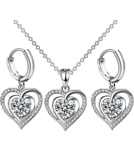 Collier Infini Cœur En Argent – Avec Bracelet Assorti – Cadeau Amour – Boîte Cadeau Incluse - 5