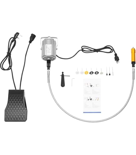 VEVOR S-R Hanging Flexshaft Mill 230W 4mm Engraving Flex Shaft - View #8