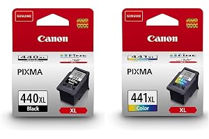 CANON 440XL BLACK & 441XL COLOR INK CARTRIDGE SET