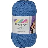 K&uuml;rk&ccedil;&uuml; Han Happy Joy 100gr 300m El &Ouml;rg&uuml; İpi (Mavi)