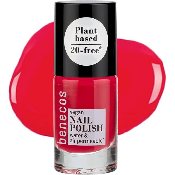 Wasserdurchlässiger Nagellack – Scarlet (vegan, Atmungsaktiv)