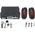 Keyless Entry Car Alarm System Push Start Button Remote Start Starter DC12V Car Keyless Entry Security Alarm System Remote Engine Starter Push to Start Stop Iginition Kit Button