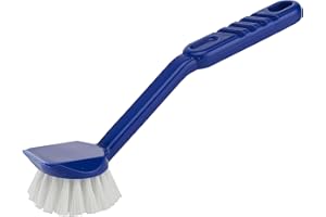 Brosse Vaisselle & Légumes Gerlon 100% Plastique et Fibres Synthétiques pour Une Brosse Légère et Ergonomique-modèle aléatoire