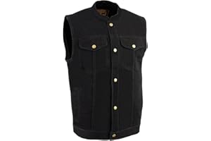MILWAUKEE LEATHER Bikers Edge Men's Denim Vest