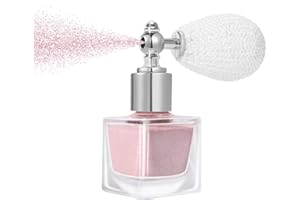NebulaGlam Spray Purpurina Cuerpo y Pelo, Maquillaje Glitter de Polvo de Hadas, Spray Purpurina Maquillaje de Cabello Cara Corporal, Rosa