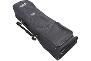 Ejoyous Borsa da Viaggio da con Ruote, Sacca da Golf, Sacca da per Viaggi Aerei, Tessuto Oxford, Rotolamento Silenzioso