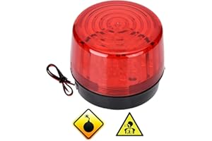 SONEW Emergency Caution Warning Light Hazard Beacon Warning light 12/24V DC Safety Flashing LED Strobe Light Car Emergency Danger beacon,Easy Install,High-Power Brightness,Waterproof