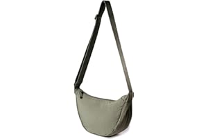 DWDC shoulder bag,crossbody bag women messenger bag hobo bag adjustable shoulder women nylon crescent bag great for shopping work as well as daily use and gift giving