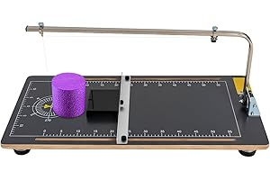 DUORUAMENG Styroporschneider Heißdrahtschneider Vielseitiger Schaumstoff Schneider Temperatur regelbar 50-300℃ für Schneiden von Schaum, Schwamm, Perlbaumwolle