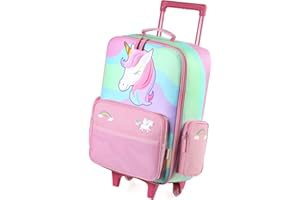 VASCHY Valise de Voyage à Main avec 2 Roues pour Enfants 52 x 35 x 17 cm, 31 litres