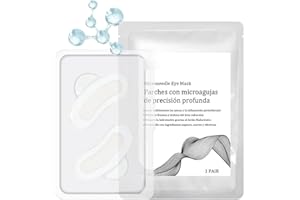 ALTHERONA Microneedling Augenpads, Anti-Falten Microneedling Patches, Eye Patches gegen Feine Linien, Augenfalten & Tränensäcke, Microneedle Patch Augenringe entfernen, Augenpatches für Tiefenpflege,1 Paar