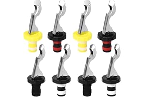 UHETLET 8 Stk Bierflaschenverschluss mit hebel Edelstahl Flaschenverschluss Bierflaschen Universal Verschluss weinverschluss Flaschendeckel Wein Stopfen für Weinsammlung Wein Champagner Glasflaschen