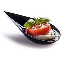 CHG Set Di 6 Cucchiai Da Degustazione In Legno Amuse Geule 3317 - Per Buffet E Feste - Foto 7